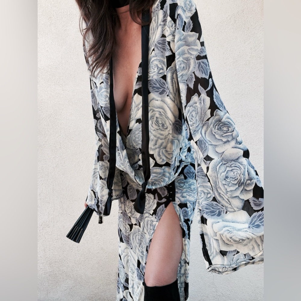 NWT PLANET BLUE LIFE BLU MOON 2 PC SET FOR LOVE LEMONS STONE COLD FOX RAT BOA